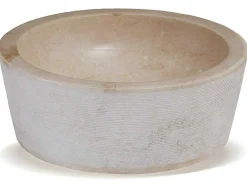 Lavatório De Casa De Banho Em Marmore Marble - Cor Creme
