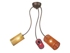Lustre Tosel Avignon Plastico Braco Castanho D60 X H90 Cm