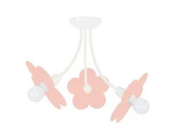 Lustre Tosel Pivoine Metal Braco Pastel D50 X H40 Cm