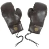 Luvas De Boxe Vintage Com Cordoes Mirko - Castanho