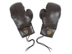 Luvas De Boxe Vintage Com Cordoes Mirko - Castanho
