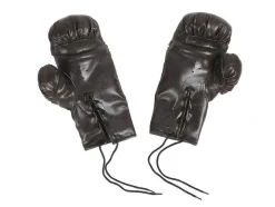 Luvas De Boxe Vintage Com Cordoes Mirko - Castanho