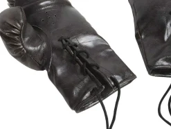Luvas De Boxe Vintage Com Cordoes Mirko - Castanho