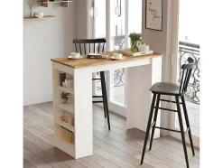 Mesa Alta Estilo Yurupa - Venprodin - Pinho 120 Cm - Branco