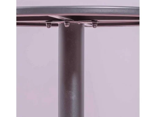 Mesa Alta Industrial Em Aco Com 76 Cm De Altura - Brandon - Preto