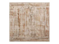 Mesa Antiga De Manga Branca 90X90X77