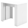 Mesa Consola Extensivel, 220, Para 10 Péssoas, Mesa De Jantar, Branco