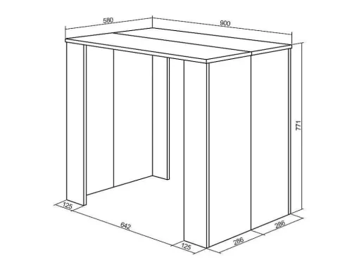 Mesa Consola Extensivel, 160, Para 8 Péssoas, Mesa De Jantar, Carvahlo