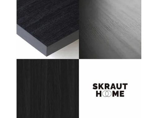Mesa Consola Extensivel, 160, Para 8 Péssoas, Pés De Madeira, Preto
