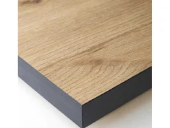 Mesa Consola Extensivel, 260, Para 12 Péssoas, Pés De Madeira, Carvahlo