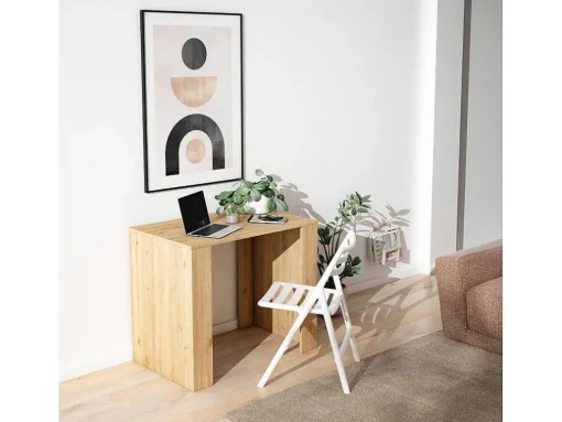 Mesa Consola Extensivel, 160, Para 8 Péssoas, Mesa De Jantar, Carvahlo