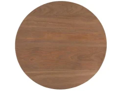 Mesa De Apoio De Jardim Em Teca D. 50 Cm Natural Claro - Triani