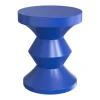 Mesa De Apoio Metal Azul - Zolimi