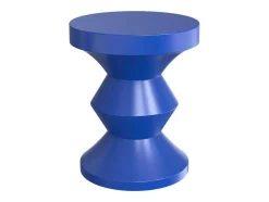 Mesa De Apoio Metal Azul - Zolimi