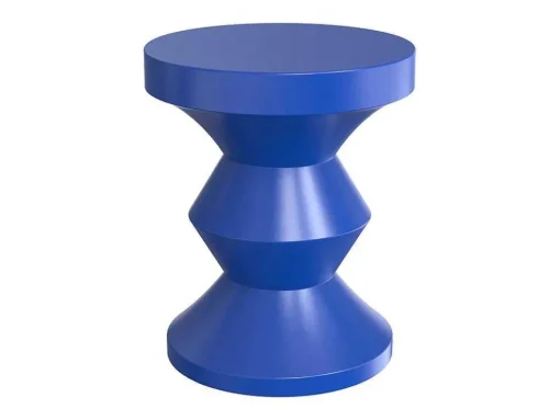 Mesa De Apoio Metal Azul - Zolimi