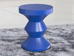 Mesa De Apoio Metal Azul - Zolimi