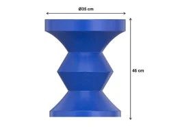 Mesa De Apoio Metal Azul - Zolimi