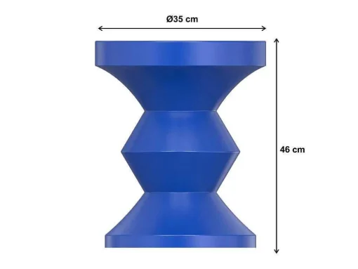 Mesa De Apoio Metal Azul - Zolimi