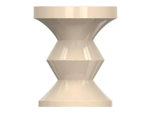 Mesa De Apoio Metal Bege - Zolimi