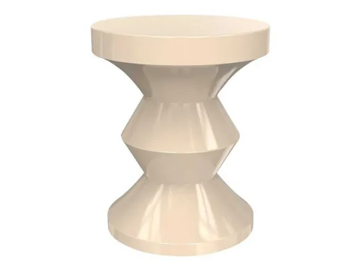 Mesa De Apoio Metal Bege - Zolimi