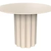 Mesa De Apoio Metal Cor Creme - Wodoli