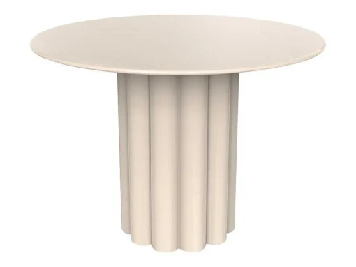 Mesa De Apoio Metal Cor Creme - Wodoli