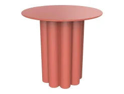 Mesa De Apoio Metal Cor Terracota - Gavopi