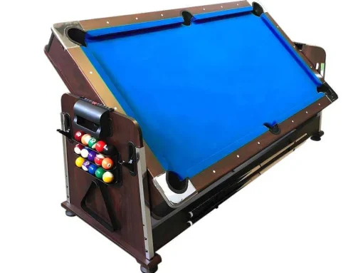 Mesa De Bilhar 7 Pés Multijogo Azul Air Hockey + Ping Pong - Stark