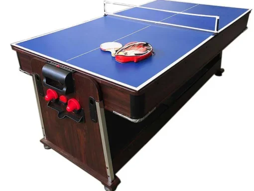 Mesa De Bilhar 7 Pés Multijogo Verde Air Hockey + Ping Pong - Stark