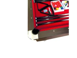 Mesa De Bilhar De 8 Pés Com Banco De Armazenamento Viper Red