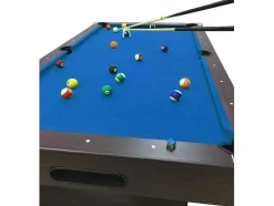 Mesa De Bilhar De 7 Pés Completa Com Acessórios Iron Blue
