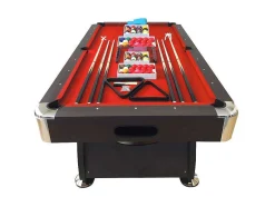 Mesa De Bilhar De 8 Pés Com Banco De Armazenamento Viper Red