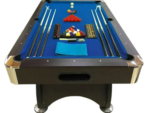 Mesa De Bilhar De 7 Pés Completa Com Acessórios Iron Blue
