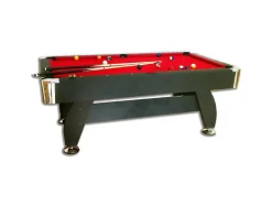 Mesa De Bilhar De 8 Pés Com Banco De Armazenamento Viper Red