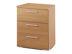 Mesa De Cabeceira Class 3 Gavetas 63X42X35 Cereja