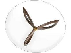 Mesa De Cafe Com Estrutura De Madeira Folheada A Nogueira 2053