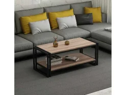 Mesa De Centro Carmela, Nozes, 102X45X40 Cm, Epikasa