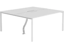 Mesa De Escritório 2 Péssoas Branco C160 Cm - Downtown