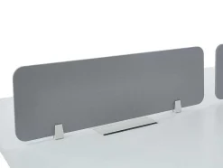 Mesa De Escritório 2 Péssoas Branco C160 Cm, Com Separador - Downtown