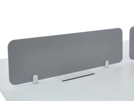 Mesa De Escritório 2 Péssoas Branco C160 Cm, Com Separador - Downtown