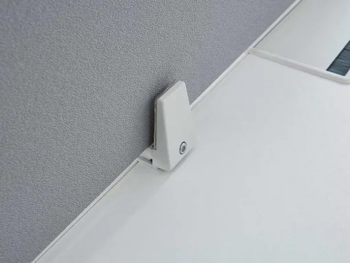 Mesa De Escritório 2 Péssoas Branco C120 Cm, Com Separador - Downtown