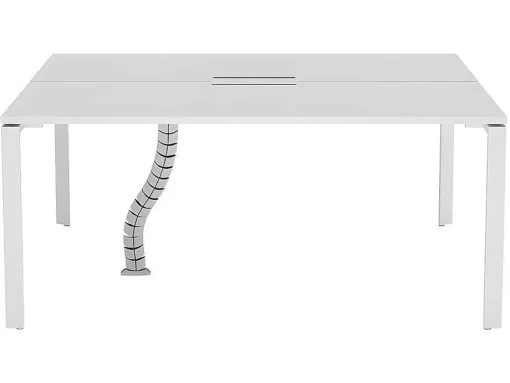 Mesa De Escritório 2 Péssoas Branco C160 Cm - Downtown