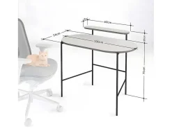 Mesa De Estudo Loub - Venprodin - Mocha