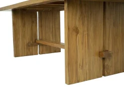 Mesa De Jantar 8 Lugares Em Teca Cor Natural - Lenida