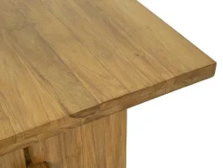 Mesa De Jantar 8 Lugares Em Teca Cor Natural - Lenida