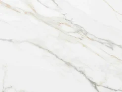 Mesa De Jantar Extensivel 6 A 10 Lugares Em Ceramica E Metal, Efeito Marmore Branco E Bege - Malata De Pascal Morabito