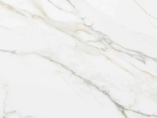 Mesa De Jantar Extensivel 6 A 10 Lugares Em Ceramica E Metal, Efeito Marmore Branco E Bege - Malata De Pascal Morabito