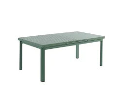 Mesa De Jardim Extensivel Em Aluminio 180/240 Cm Verde-Amendoa - Nauru