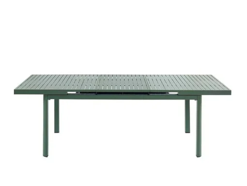 Mesa De Jardim Extensivel Em Aluminio 180/240 Cm Verde-Amendoa - Nauru