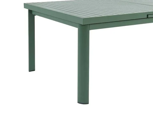 Mesa De Jardim Extensivel Em Aluminio 180/240 Cm Verde-Amendoa - Nauru